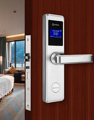 E4031A LCD Show Hotel Lock on door