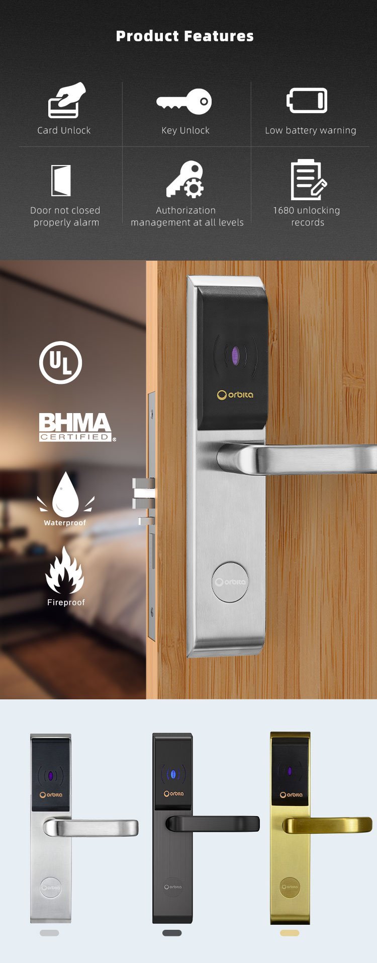 E3042 HOTEL LOCK